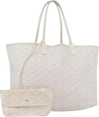 Goyard Pre-owned Tote Bags, female, White, Size: ONE SIZE Pre-owned Vintage Tote Bag