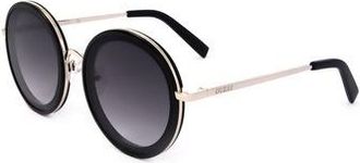 Guess Smoke Gradient Round Ladies Sunglasses GF0330 01B 59