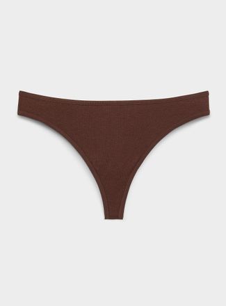 Miiyu Womens Minimalist thong Organic cotton and TENCEL TM modal