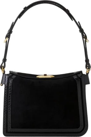 Lanvin Compagnon Small Asymmetrical Bag In Python Finishing in Black/black at Nordstrom