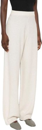 Fabiana Filippi Wijde broek - Dames - Wijde Broeken - Beige - M - Broeken