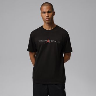Nike Jordan Mens Jordan Sport Dri-FIT T-Shirt in Black | IR0868-010