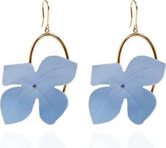 Marni Bloemvormige Oorbellen - Dames - Oorbellen - Geel - ONE Size - Katoen - Accessoires
