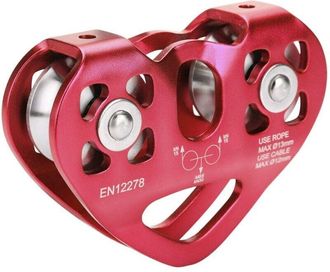 OEM Cavo Di Soccorso Per Teleferica A Doppia Puleggia Da 30 Kn, Carrello Per Arrampicata Allaperto (rosso)