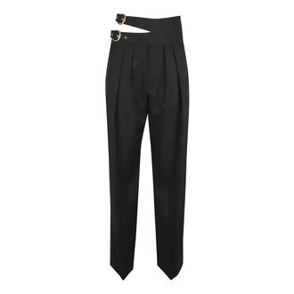 Chlo&eacute; Wide Trousers, female, Black, Size: XS High-rise Tailored Trousers