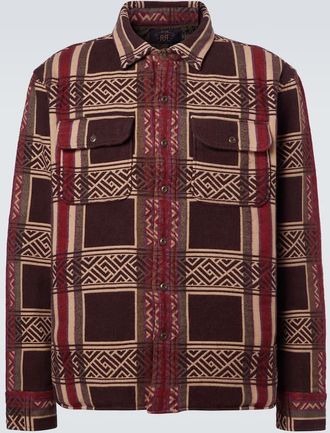 Ralph Lauren Giacca camicia in jacquard di cotone