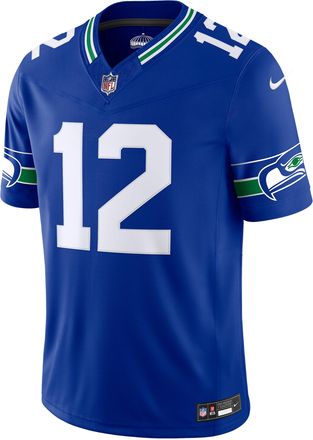 Nike 12s Seattle Seahawks Nike Mens Dri-FIT NFL Limited Jersey in Blue | 37NM03LD78-3X0