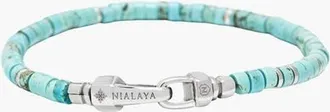 Nialaya Heishi Bracelet in Turquoise at Nordstrom, Size X-Large