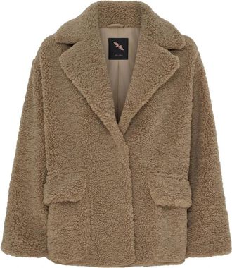 BTF-CPH Nepbont & Shearling Jassen - Dames - Jassen - Beige - M - Nepbont - Jassen