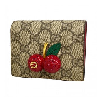 Gucci Brown Pvc Wallet (Bi-Fold) (Pre-Owned)