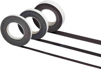 Maul Hebel Cinta Magn&eacute;tica Adhesiva Negra 25 Mm 10 M