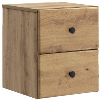 vidaXL Mesita De Noche De Pared Roble Artesanal 34,5 X 33 X 40 Cm Vidaxl