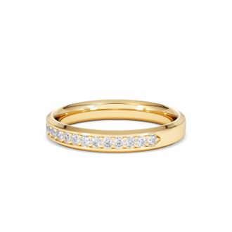 The Diamond Store Lab Diamond Heritage Grain 0.30ct H/SI in 18K Gold Vermeil