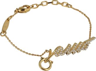 Ferragamo Crystal Embellished Amo Bracelet
