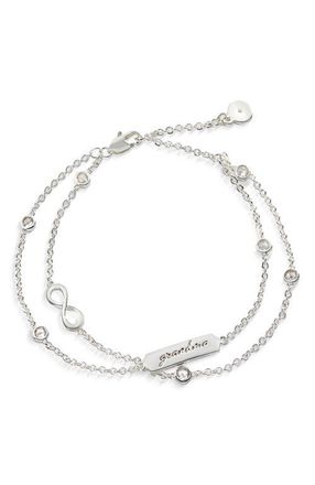 Alex and Ani Grandma Infinity Chain Bracelet, Adjustable in Silver at Nordstrom