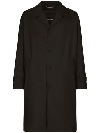 Dolce & Gabbana Trench monopetto - Nero