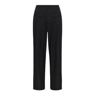Kaffe Wijde broek - Dames - Broeken - Zwart - Maat: 2XL