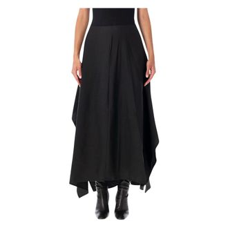 STUDIO NICHOLSON Dames, Rokken, Zwart, Maat: 2XS