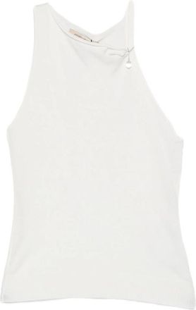 Paloma Wool Lani Asymmetric-neck Knitted Top
