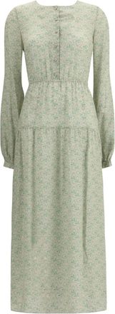 Kristina Ti Abito midi con stampa - Verde