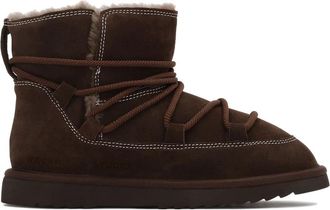 Kazar Snowboots - Heren - Winterlaarzen - Bruin - 41 EU - Wol - Schoenen