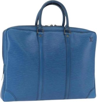 Louis Vuitton Pre-owned Vintage Handtas - Dames - Vintage Handtas - Blauw - ONE Size - Leer - Vintage