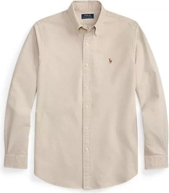 Polo Ralph Lauren Overhemden, Heren, Beige, M, Majica