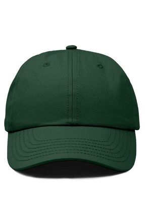 Dalix Classic Cotton Dad Cap in Dark Green at Nordstrom