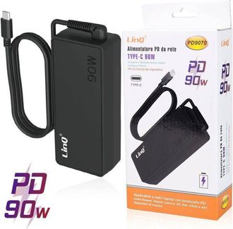 Trade Shop Trade Shop - Alimentatore Caricabatterie Pd Da Rete 90w Type-c Per Notebook Smartphone Pd9070