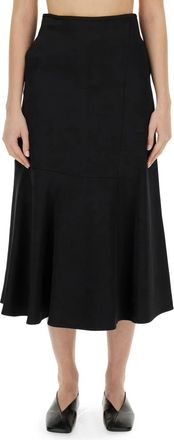 Jil Sander Gonna - Dames - Midirokken - Zwart - S - Rokken
