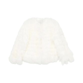 Ermanno Scervino Ermanno Firenze Coats White - female - Ermanno Scervino - Faux Fur & Shearling Jackets - White - 2XS - Jackets