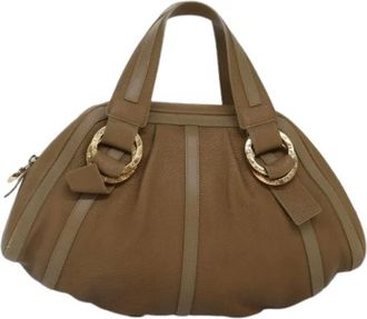 Bulgari Pre-owned Handbags, female, Brown, Size: ONE SIZE Pre-owned Vintage Handbag