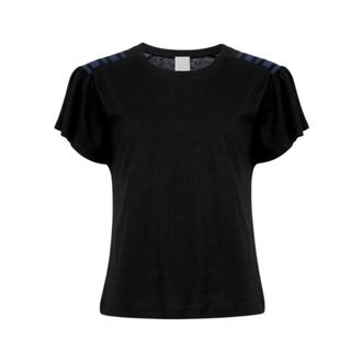 Pinko Mujer, Camisetas, Negro, Talla: S