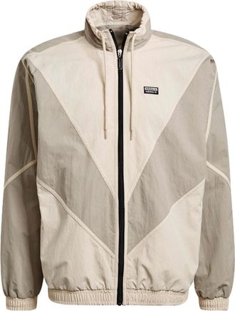 adidas Mens adidas originals Colorblock Casual Sports Jacket Gray GN3341
