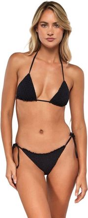 Swim Systems Kali Tie Side Bikini Swim Bottoms in Black at Nordstrom, Size X-Small