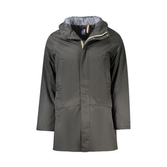 K-Way Polyester Parka - Heren - Mantels - Zwart - Maat: 2XL Poliester
