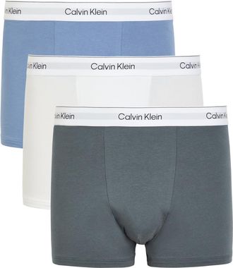 Calvin Klein Icon Stretch-cotton Trunks - set of Three - White - XL