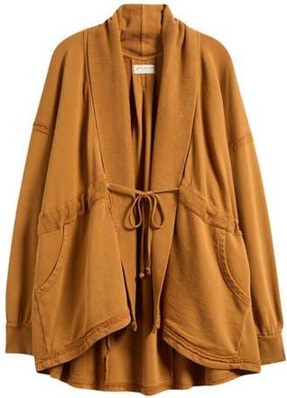 Free People Boothbay Longline Cotton Jacket in Chai Tea at Nordstrom Rack, Size Small