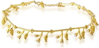 Peracas Lily of the Valley Statement Pearl Necklace in Ivory at Nordstrom