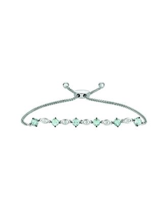 Le Vian 14K 1.25 Ct. Tw. Diamond & Aquamarine Bracelet