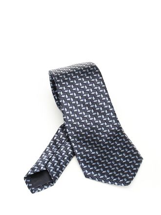 Giorgio Armani Silk Tie Ties And Bow Ties Blu-Uomo