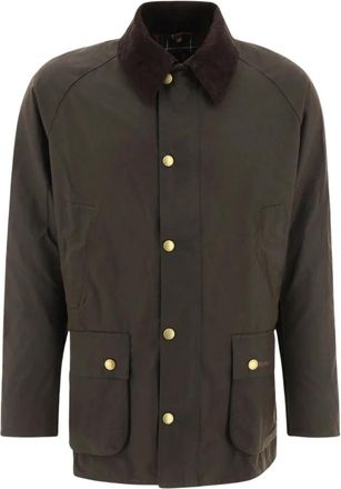 Barbour Ashby Waxed Jacket - Heren - Zomerjassen - Groen - L - Katoen - Jassen