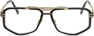 Cazal Bril met metalen geometrisch montuur - Zwart