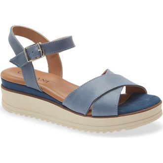 Cordani Arius Sandal in Blue Leather at Nordstrom, Size 8.5Us