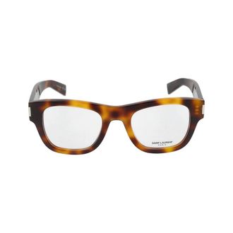 Saint Laurent Havana Transparent Eyeglasses SL 698