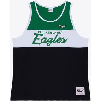 Mitchell & Ness Mens Mitchell & Ness Black/Kelly Green Philadelphia Eagles Head Coach Tank Top at Nordstrom, Size X-Large
