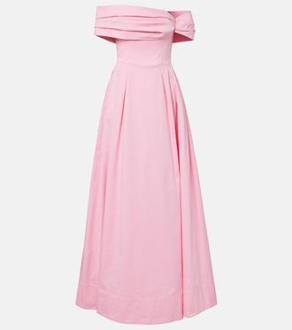 Rebecca Vallance Dianthe off-the-shoulder gown