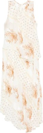 Ulla Johnson Abito floreale a strati - Toni neutri