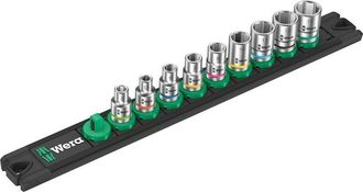 Wera Set De 9 Llaves De Vaso Zyklop 1/4 Wera Nuss-magnetleiste A 4