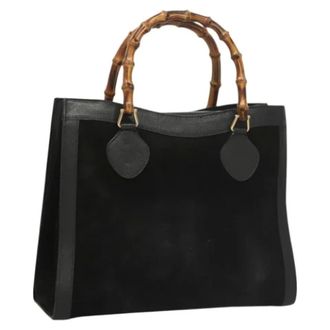 Gucci Pre-owned Camoscio borse-gucci - - Pre-owned - Donna - Nero - ONE SIZE